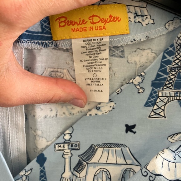 Small Bernie Dexter Eiffel Tower print dress - Picture 3 of 3